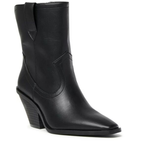 BRAND NEW SCOOP NYC WOMEN'S WESTERN MID -CALF HEELED BOOTIES - Picture 6 of 16